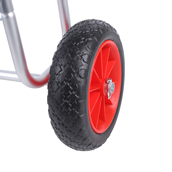 Aluminum Surfboard Cart Paddle Board Rack Storage Shelf with PU Wheel 45*46*66cm